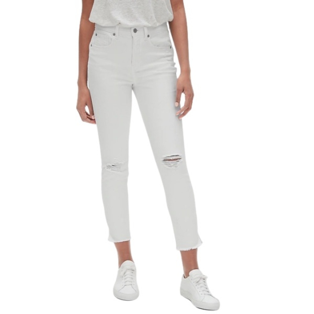 GAP Women's High Rise Jeans -‎ White